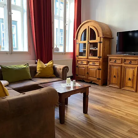 شقة Kaufmannshof Mit Fachwerkcharme كيدلينبورغ