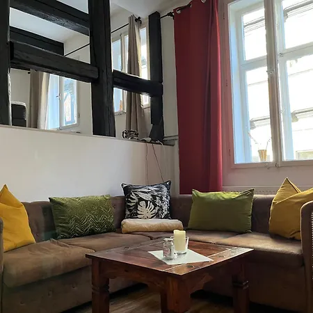 Kaufmannshof Mit Fachwerkcharme 公寓 奎德林堡