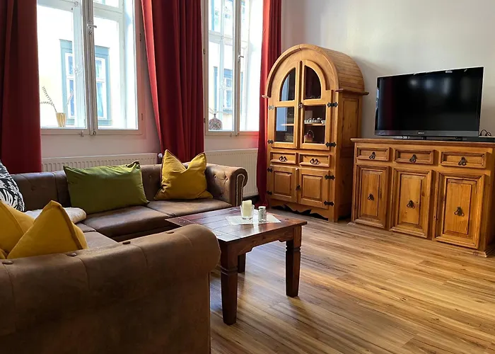 شقة Kaufmannshof Mit Fachwerkcharme كيدلينبورغ