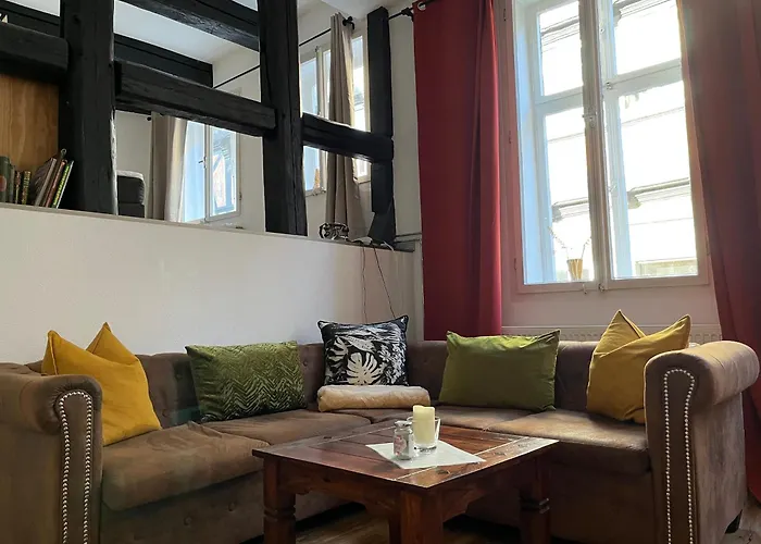 Kaufmannshof Mit Fachwerkcharme شقة كيدلينبورغ